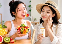 Vì sao vẫn sạm da dù ăn nhiều trái cây giàu vitamin C?