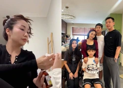 Con trai Ốc Thanh Vân bị dị ứng nặng phải nhập viện trước ngày đi Úc