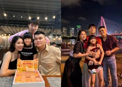 Lê Phương tung ảnh hạnh phúc bên chồng con mừng ngày đặc biệt