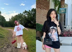 Phá vỡ sự đơn điệu với áo oversized đầy ngẫu hứng