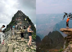Tạm dừng đón khách đến mỏm đá 'sống ảo' ở Hà Giang