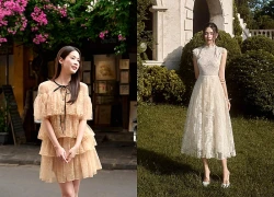 Váy ren thêu hoa, điểm nhấn kiêu kỳ cho phong cách mùa hạ