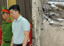 Bắt giữ phó chủ tịch xã liên quan vụ lan can đá bờ sông Hồng gãy đổ sau bão Yagi