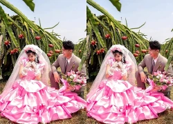 Đằng sau bộ ảnh cưới độc lạ khiến MXH rần rần: Chú rể điển trai dành cả một thập kỷ chờ cái gật đầu của "bà trùm nông sản"
