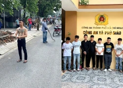 Mâu thuẫn khi đá bóng, 8 thanh niên bị bắt