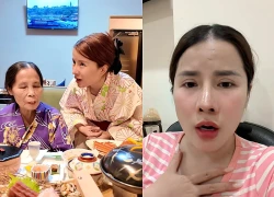 Thực hư clip Bà Nhân Vlog bị tố dàn dựng, lợi dụng mẹ ruột để tăng tương tác?