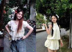 Trở thành tâm điểm xuống phố với xu hướng kẹp nơ xinh