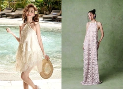 Váy maxi, đầm cổ yếm cho nàng điệu đà tỏa sáng