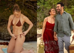 Ca sĩ Jennifer Lopez mặc hở táo bạo ở tuổi U60, suýt gặp sự cố trang phục