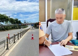 Phạt tài xế xe tải làm rơi bùn đất ra đường Võ Chí Công