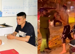 Tạm giữ nam thanh niên cầm dao chém cảnh sát cơ động