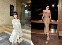 Tỏa sáng đêm tiệc với trang phục đính sequin lấp lánh