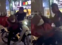 Công an xác minh clip nam shipper bị hành hung giữa đường
