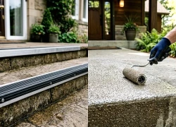 Mẹo chống trơn trượt cho bậc thềm nhà