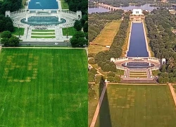 Mỹ điều tra dãy số 8647 xuất hiện trên bãi cỏ công viên National Mall