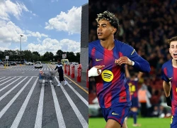 Tóm cảnh thần đồng Lamine Yamal "đi chợ" ở World Cup nhưng bị ngó lơ