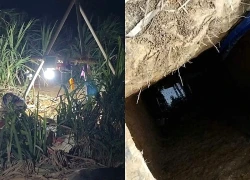 Vụ hố sâu bất thường và máy móc trong vườn mía: Công an vào cuộc điều tra