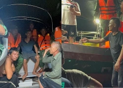 Chìm tàu cá, 3 thuyền viên được cứu nạn kịp thời
