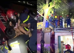 Kịp thời giải cứu ba người mắc kẹt trong đám cháy lúc rạng sáng
