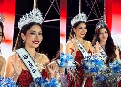 Sân khấu Miss Cosmo TP. HCM bốc cháy khi Nam Anh đăng quang