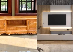 Đây mới là cách bố trí kệ tivi gỗ ở phòng khách hợp phong thủy hút vượng khí