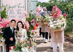 Tráp cưới "voi chín ngà, gà chín cựa, ngựa chín hồng mao" như sính lễ của Sơn Tinh trao Mị Nương xuất hiện ở Bảo Lộc