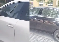 Xác minh vụ loạt ô tô con bị chém thủng kính ở Hà Nội