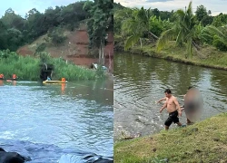 2 anh em tử vong khi tắm ao ở xã Đắk Mil