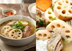 Đi nắng về ngột ngạt, bứt rứt khó ngủ: Thả quả lê vào nồi sườn hầm củ sen, hạ hỏa nội sinh tức thì