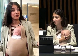 Em bé đầu tiên tham dự cuộc họp của các bộ trưởng EU