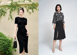 Không cần hở bạo, váy xẻ tà vẫn khiến nàng nổi bật