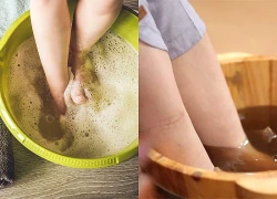 Tác dụng khi ngâm chân nước muối gừng 15 phút mỗi tối