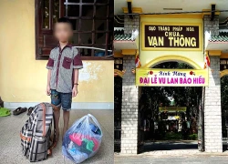 Bé trai 6 tuổi bị bỏ lại trước cổng chùa cùng lá thư viết tay của người 'bí ẩn'