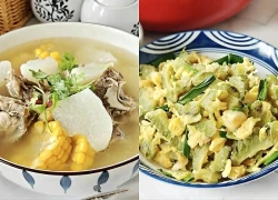 Bữa cơm tối mẹ tôi nấu toàn những món tươi mát, ngon miệng, cực hấp dẫn "thổi bay" nắng nóng