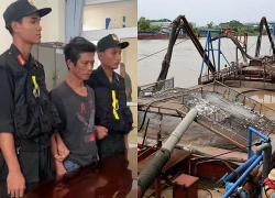 Cản trở doanh nghiệp khai thác cát cho dự án trọng điểm, 2 người bị khởi tố