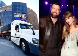 Cảnh tượng khó tin bên ngoài lễ đường đám cưới Taylor Swift