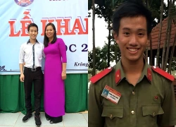 Cậu học sinh đen nhẻm từng là thủ khoa khối C toàn quốc năm 2016 nay là Thượng úy Công an, có màn "lột xác" đến ngỡ ngàng
