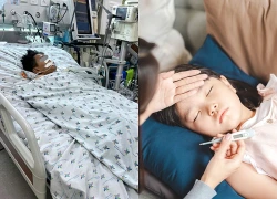 Hai trẻ viêm não Nhật Bản phải mở khí quản