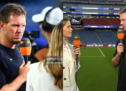 HLV tuyển Đức nổi nóng với nữ phóng viên xinh đẹp sau khi bị Paraguay loại khỏi World Cup 2026