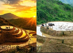 Mùa nước đổ trên ruộng bậc thang Pu Nhi