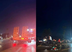 Nam sinh chạy xe máy tông trúng trâu thả rông, văng vào xe tải tử vong