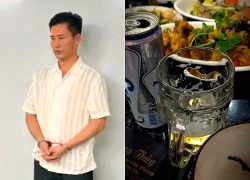 Người đàn ông cầm ly bia đập vào mặt nữ nhân viên quán karaoke ở TPHCM
