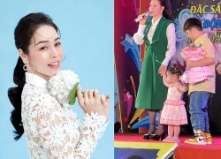 Nhật Kim Anh hiếm hoi đưa cả hai con lên sân khấu, hé lộ hạnh phúc ở tuổi 41