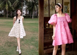 Trẻ ra đến chục tuổi khi nàng diện áo, váy babydoll xuống phố