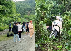 Đi xe máy lên chùa, hai mẹ con lao xuống vực, một người tử vong