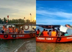 Dịch vụ ca nô đưa khách ra hải đăng Kê Gà tạm dừng, nhiều tour bị hủy