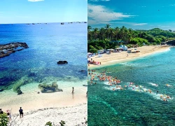 Đổi lịch trình 'phút 90', gia đình Hà Nội tìm thấy bãi biển vắng, đẹp như tranh