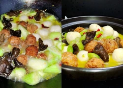 Một món ăn ngon và dễ nấu, rất hợp làm món chính hoặc ăn cùng cơm, chan nước dùng vào "bao ngon"
