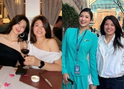 Nữ tiếp viên hàng không đăng ảnh du lịch với mẹ U50 viral vì giống 2 chị em