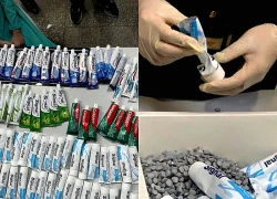 TAND TPHCM kêu gọi chủ mưu giấu ma túy trong tuýp kem đánh răng ra đầu thú